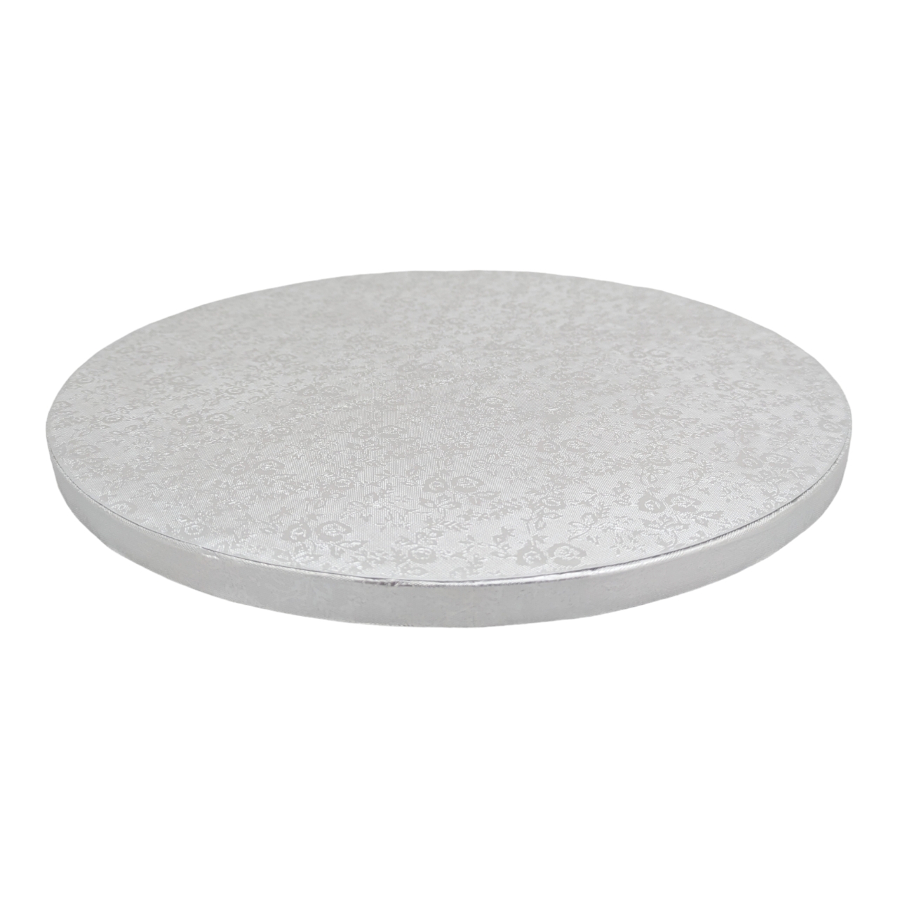 5 x Cake Drum ECO - 15 cm rund SILBER (13 mm) - Cakeboard PACKMANIA