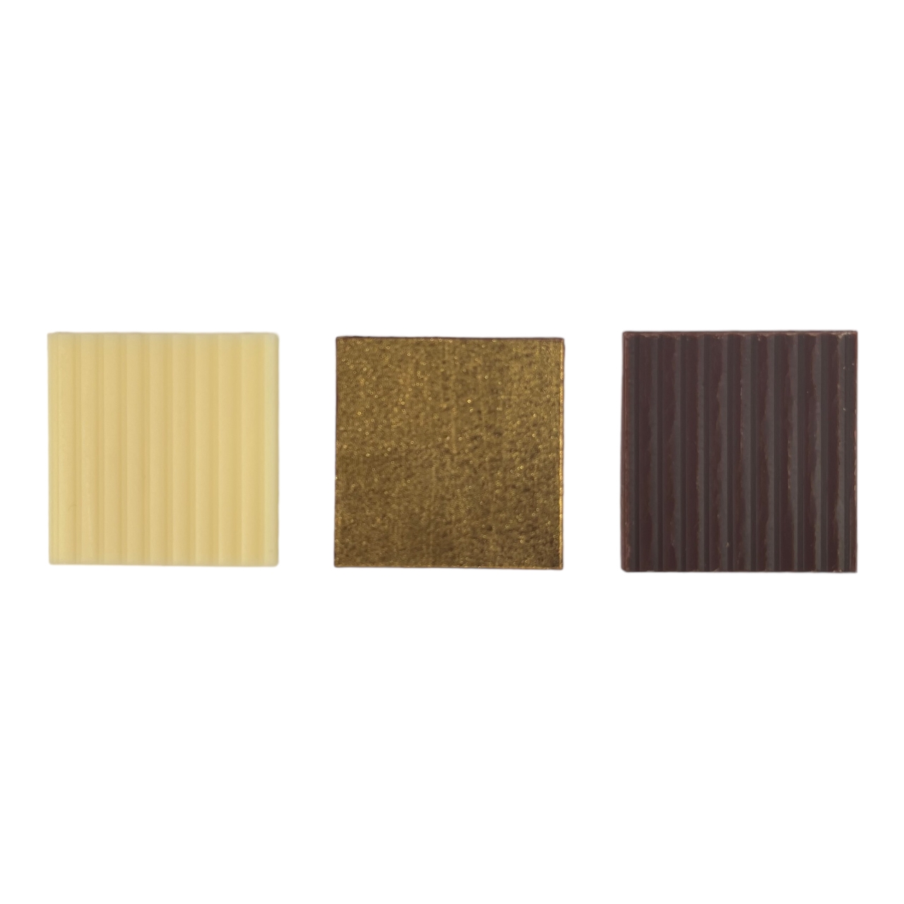 Choco Deco - Quadrat - Dorado Gold  - 460 Stück (30 x 30 mm) Shantys