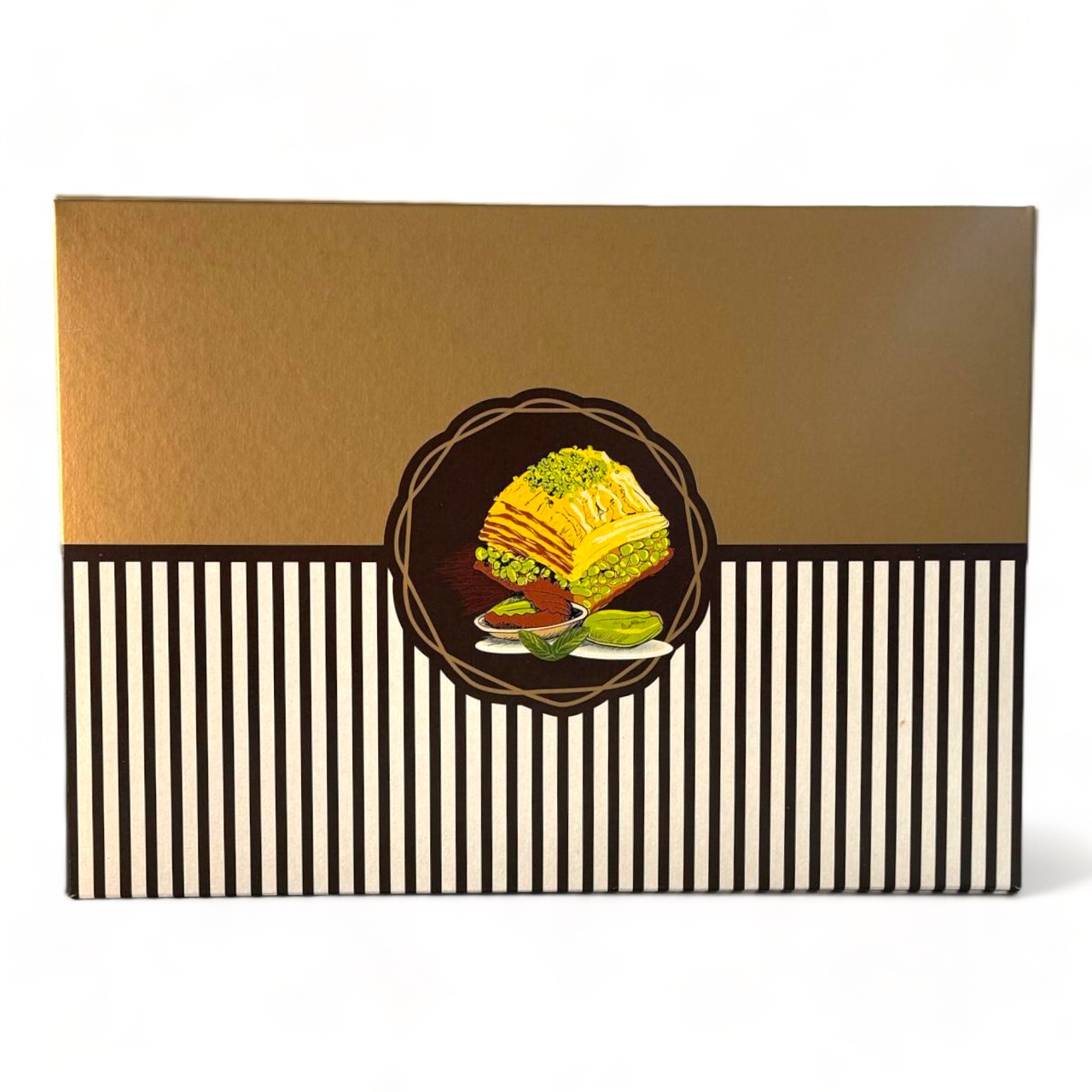 Baklava Box - Gold/Beigebrown - B500 - 100 Stück