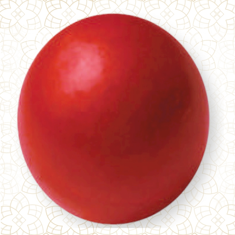 Choco Deco - Ball - Ruby Rot Gross - 40 Stück (27 x 27 mm) - Shantys