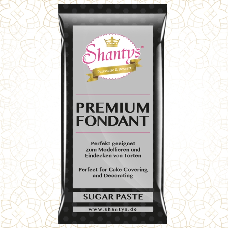 Shantys Premium Fondant / Rollfondant  - SCHWARZ - 1 Kg